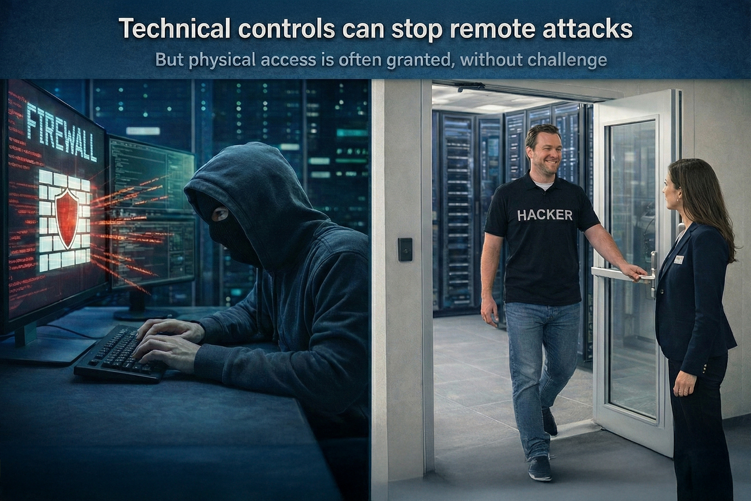 Physical security controls diagram