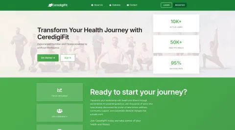 CeredigiFit - Fitness and wellness platform