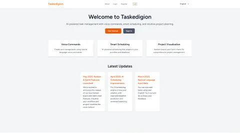 Taskedigion - Task management platform